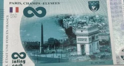 Billete de colección París Tour Eiffel