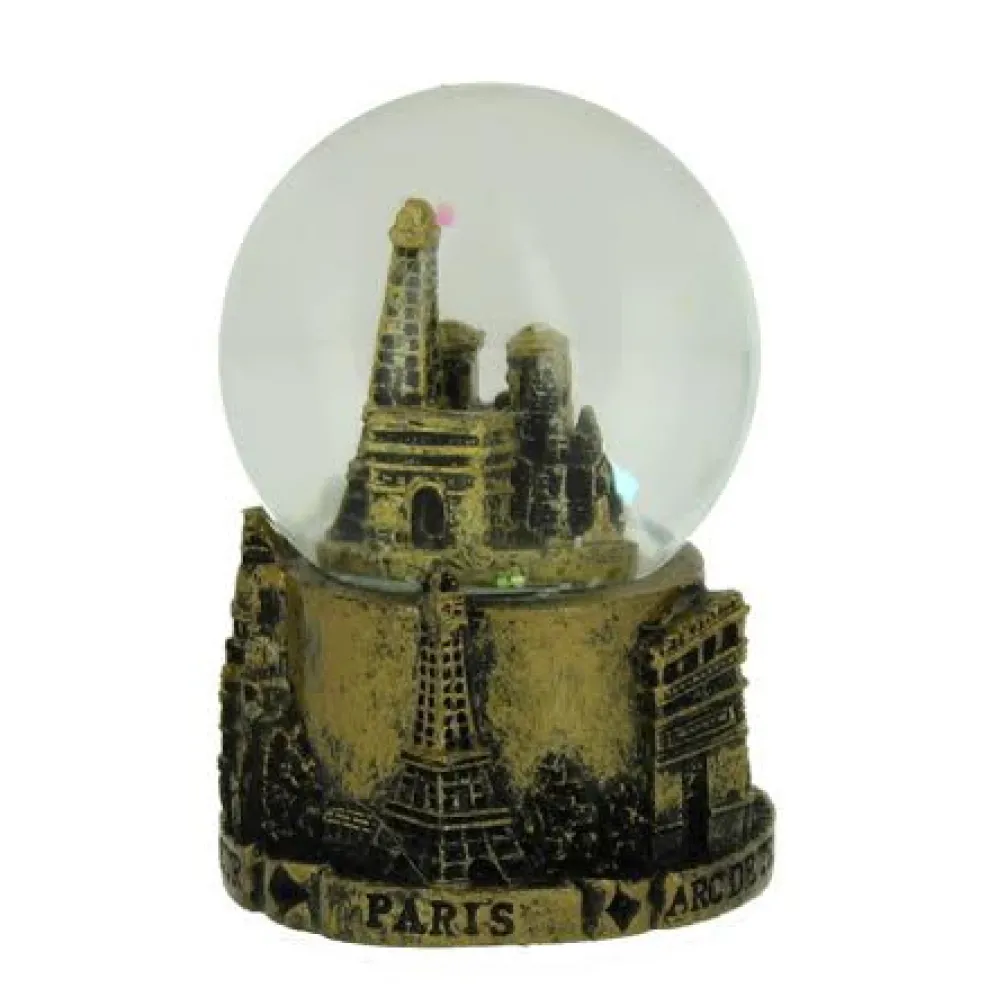 Bola de nieve dorada monumentos de París