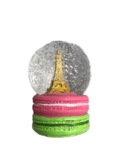 Bola de nieve Torre Eiffel 2 macarrones