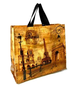 Bolsa para compras Torre Eiffel Monumentos Vintage