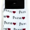 Calcetines Blancos París Corazones