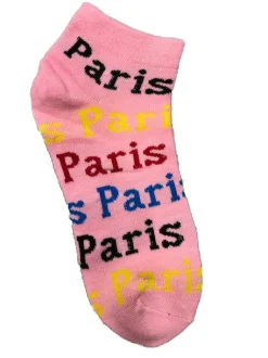 3 Calcetines de tobillo "Paris Paris"