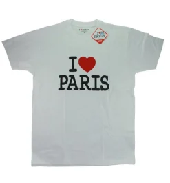 Camiseta Blanca I love Paris