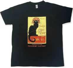 Camiseta la tournée du chat Noir