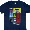 Camiseta Paris Francia azul marino