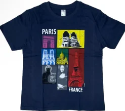 Camiseta Paris Francia azul marino