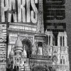 Camiseta Paris Torre Eiffel y monumentos fashion