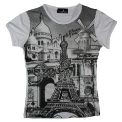 Camiseta París Montmartre color blanco