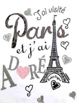 Camiseta París Torre Eiffel "J'ai adoré"