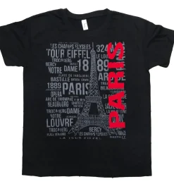 Camiseta roja torre Eiffel de París