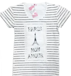 Camiseta Torre Eiffel "Paris Mon amour"