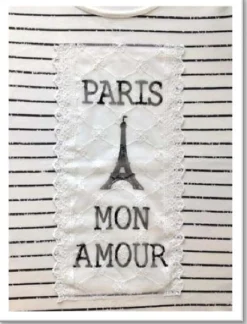 Camiseta Torre Eiffel "Paris Mon amour"