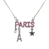 Collar París pedredría rosa