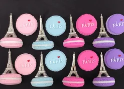 2 imanes Macarrones Souvenir de París