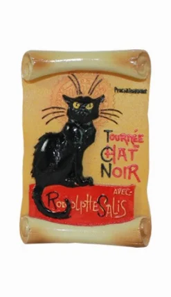 Imán Gato Negro pergamino