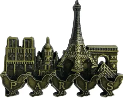 Imán Monumentos de París con Gallo