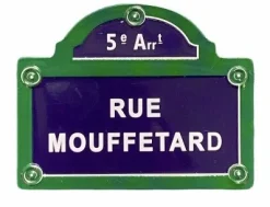 Imán placas de calles de París