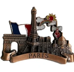 Imán Torre Eiffel monumentos arcoiris 寛 sol 鈽€