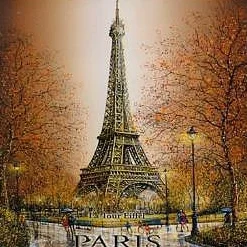 Imán Torre Eiffel "París en otoño"
