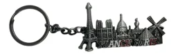 Llavero monumentos de París en relieve