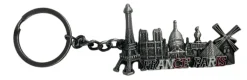 Llavero monumentos de París en relieve