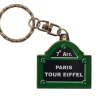 Llavero Placas con nombres de calles de Paris