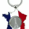 Llavero "Mapa de Francia y Torre Eiffel"