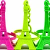 Llavero Torre Eiffel 3 colores fluorescentes