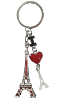 Llavero Torre Eiffel "I love Paris"