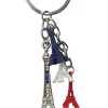 Llavero tricolor Torre Eiffel