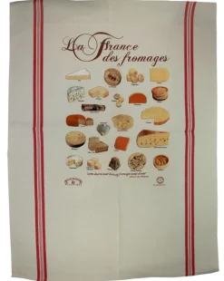 Paño de cocina Quesos de Francia