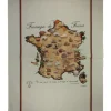Paño de cocina Quesos y mapa de Francia