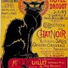 Paño de cocina "La Tournée du Chat noir"