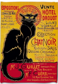 Paño de cocina "La Tournée du Chat noir"
