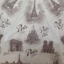 Paraguas París blanco y negro