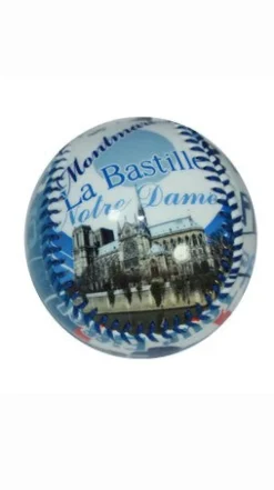 Pelota de béisbol azul París