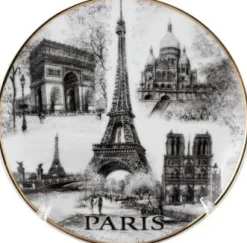 Plato de decoración Monumentos de París
