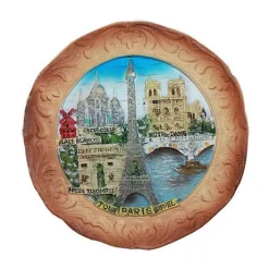 Plato de decoración Monumentos de París