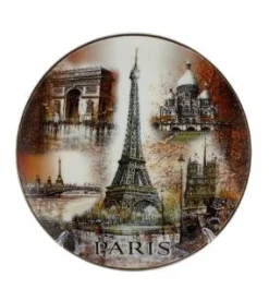 Plato de decoración monumentos de París