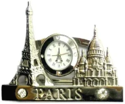 Porta tarjetas escritorio Torre Eiffel y Sacré Coeur