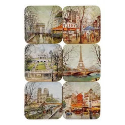 6 posavasos París