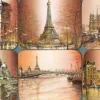 6 posavasos París marrón