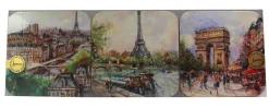 6 posavasos París romántico