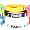 Pulsera París Torre Eiffel bandera tricolor