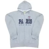 Sudadera París Francia Torre Eiffel bordada en relieve