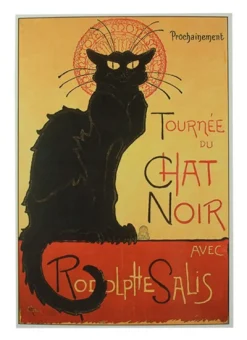 Tarjeta postal Gato Negro