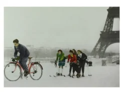 Tarjeta postal ski en París