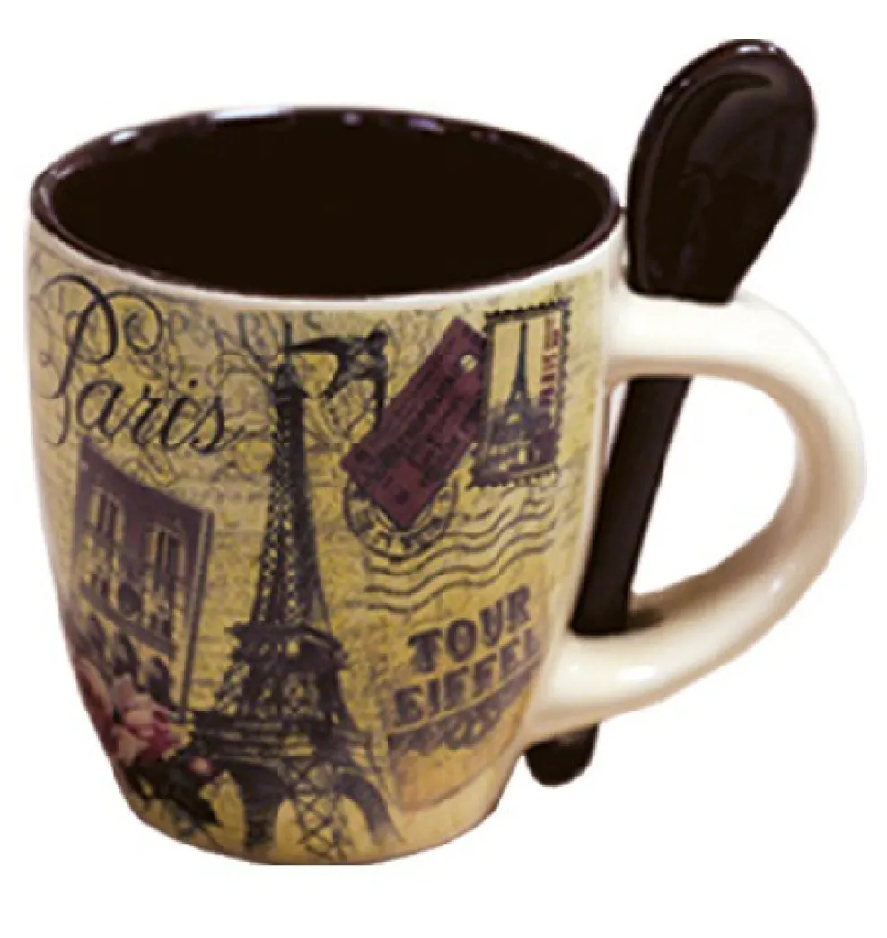 Taza de café París vintage