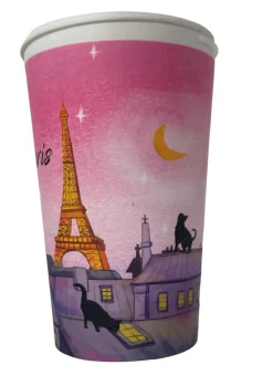 Taza de viaje Ecológica Souvenirs de París
