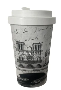 Taza de viaje Ecológica Souvenirs de París